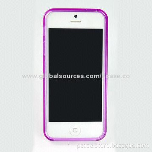 TPU Case for iPhone 5, Good Flexibility, Anti-glare and Waterproof